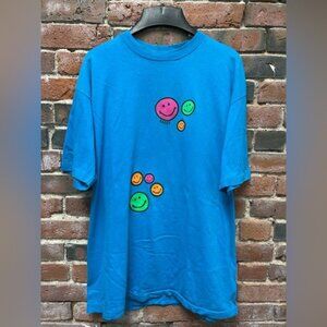 Vintage Hanes Smiley Faces Graphic Tee XL